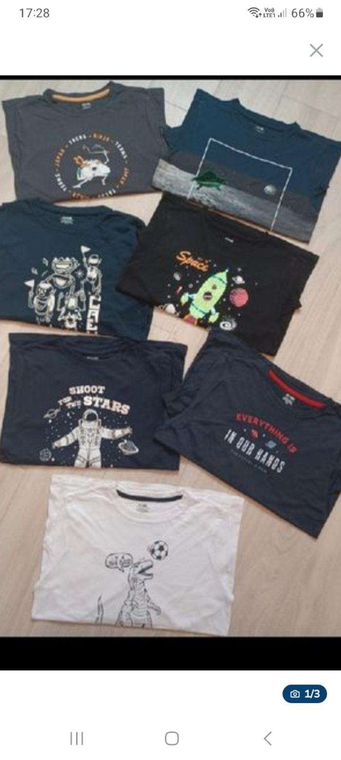 Lot de 7 tee-shirt manches longues - photo numéro 1