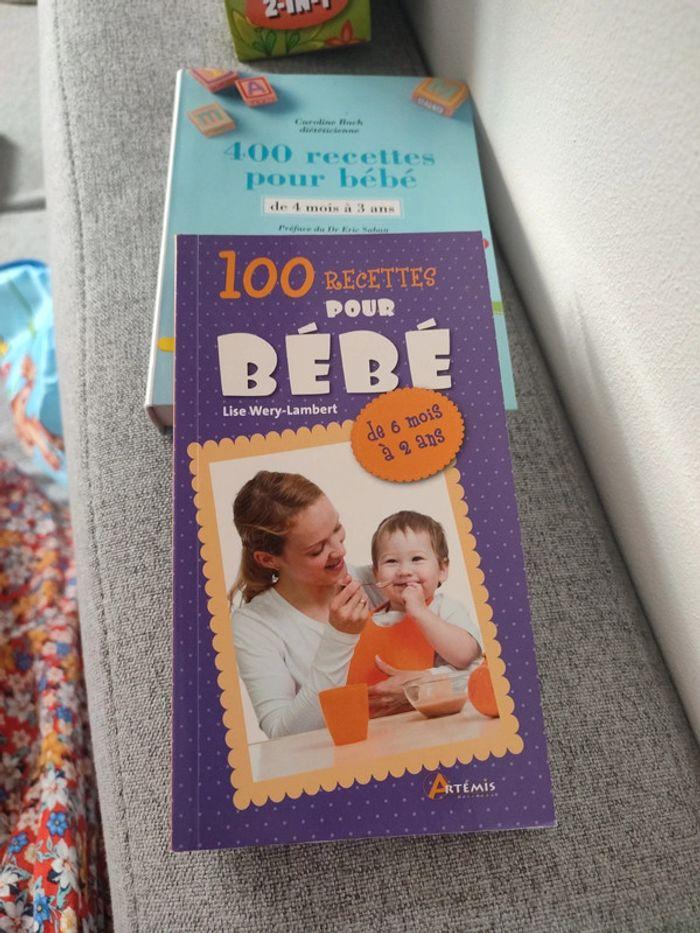 Lot de 2 livres de recettes pour bébé - photo numéro 1