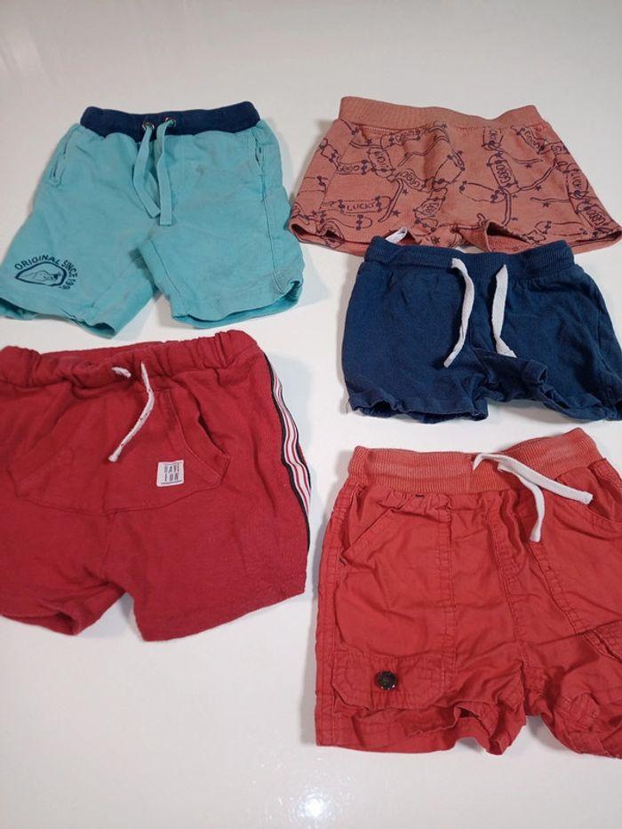 Lot de 5 shorts 18 mois garçon be - photo numéro 1