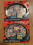 Lot de 2 coffrets Pokémon Combattants Teracristal