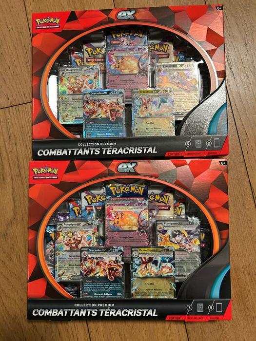 Lot de 2 coffrets Pokémon Combattants Teracristal - photo numéro 1