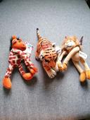 Lot de 3 animaux neufs en peluche