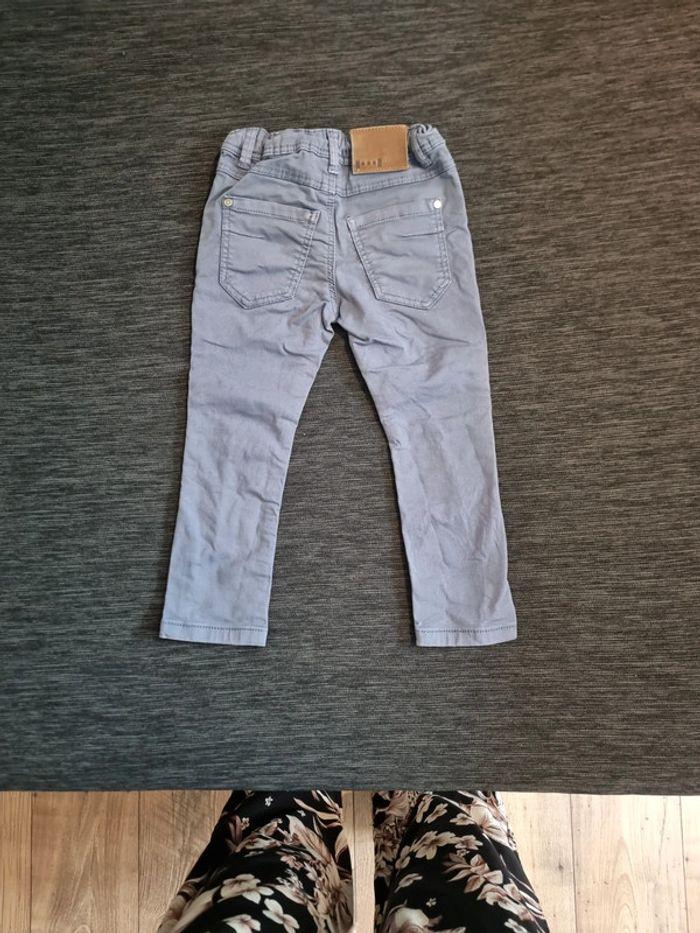 Pantalon bleu 86cm 2ans - photo numéro 3