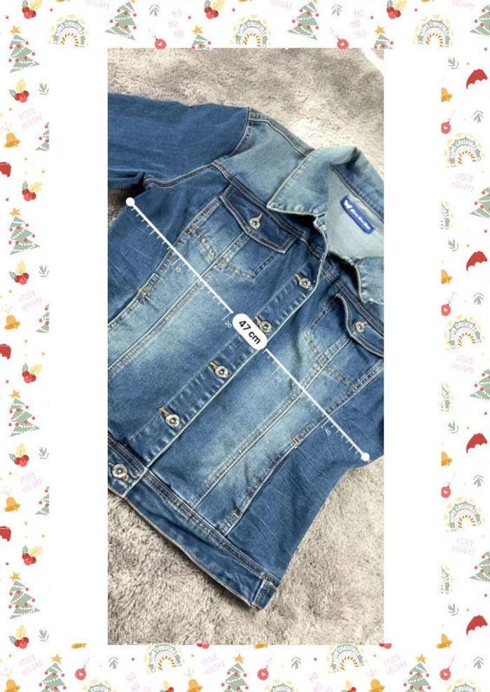 👕 Veste en Jeans vintage y2k Bleu Taille XXL 👕 - photo numéro 4