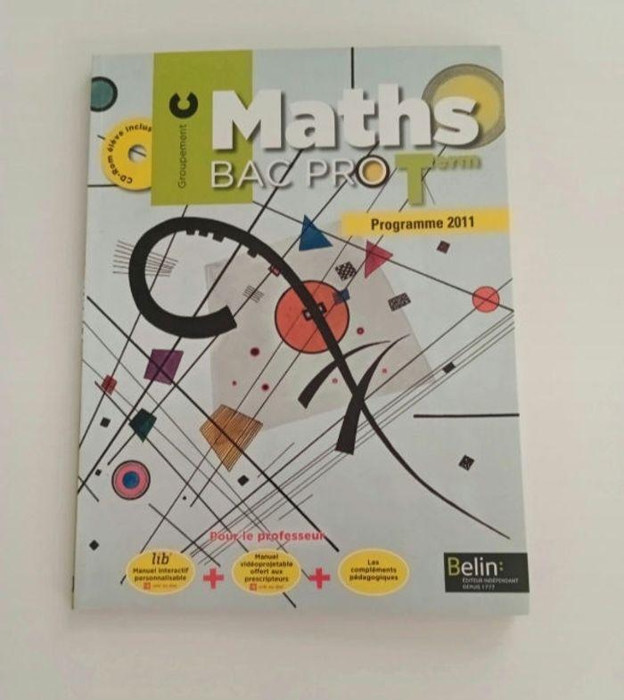 Lot de 10 manuels de mathématiques en lycée pro - photo numéro 9