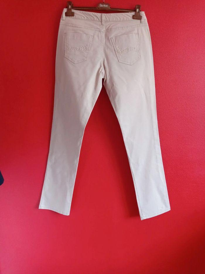 Pantalon Toile Taille 40 LH Crème - photo numéro 9