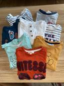 Lot teeshirt enfants 2 ans