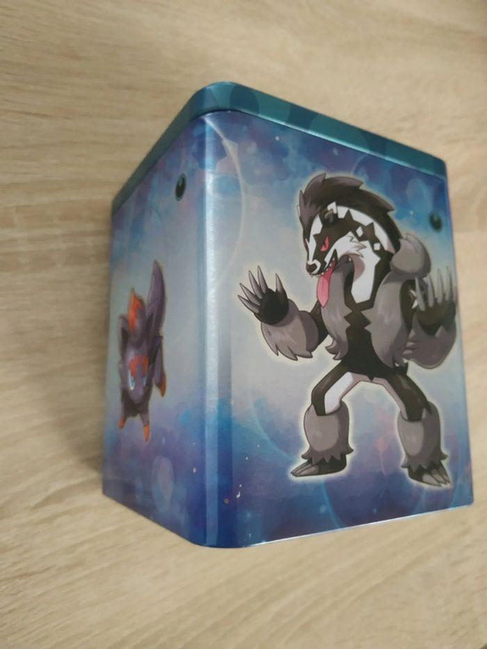 Boite tin cube pour cartes Pokémon vide Pokébox e - photo numéro 2