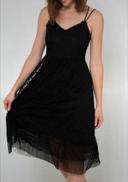 Sublime petite robe noire plumetis