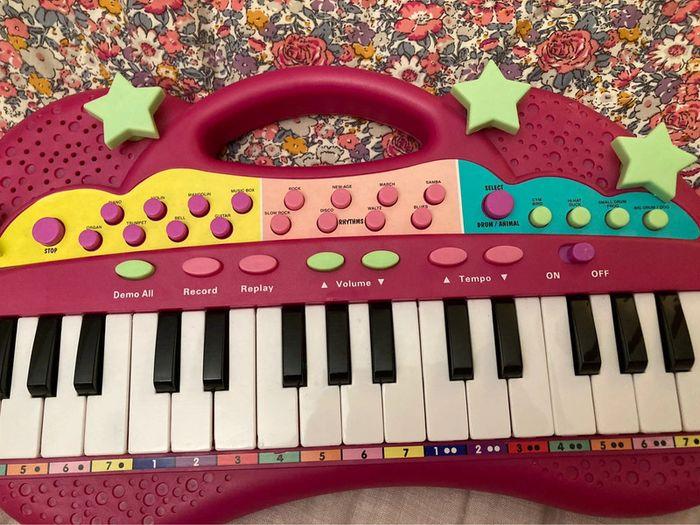 Jouet Piano électrique rose pour enfant - photo numéro 3