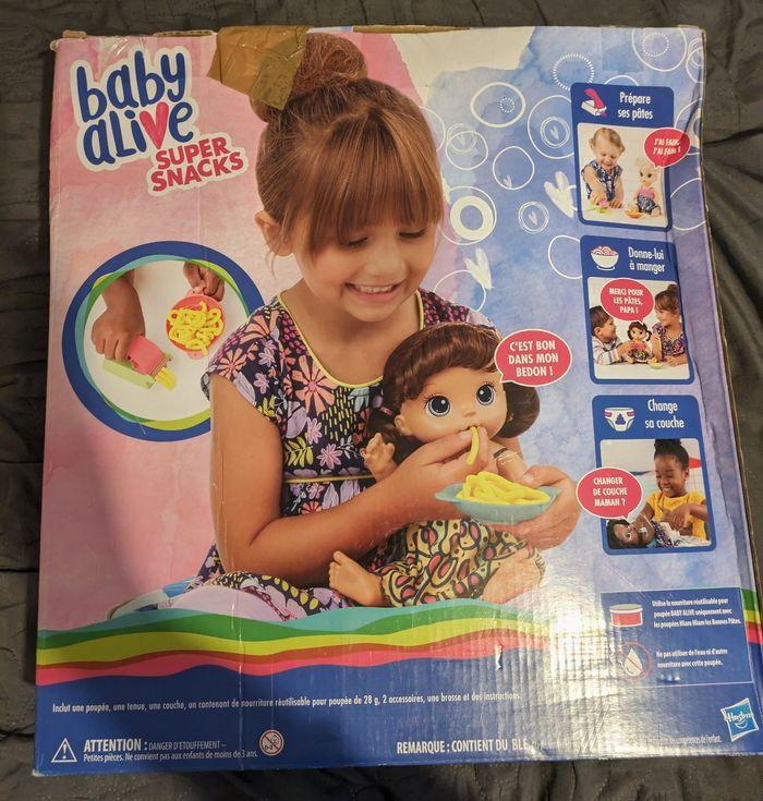 Poupée baby alive miam les bonnes pâtes neuf - photo numéro 1