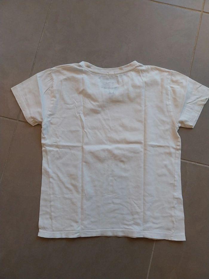 Tee shirt blanc Mango T9/10A - photo numéro 4