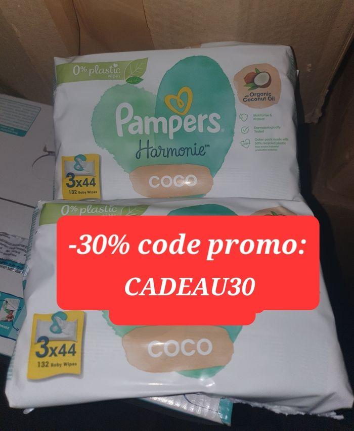 Lingettes pampers harmonie 2x3x44=264lingettes