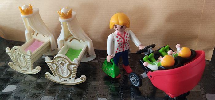 Playmobil jumeaux et berceauc - photo numéro 3