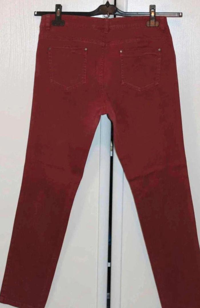 Pantalon  - Bordeaux  -  Kwoman  - 46 - photo numéro 3