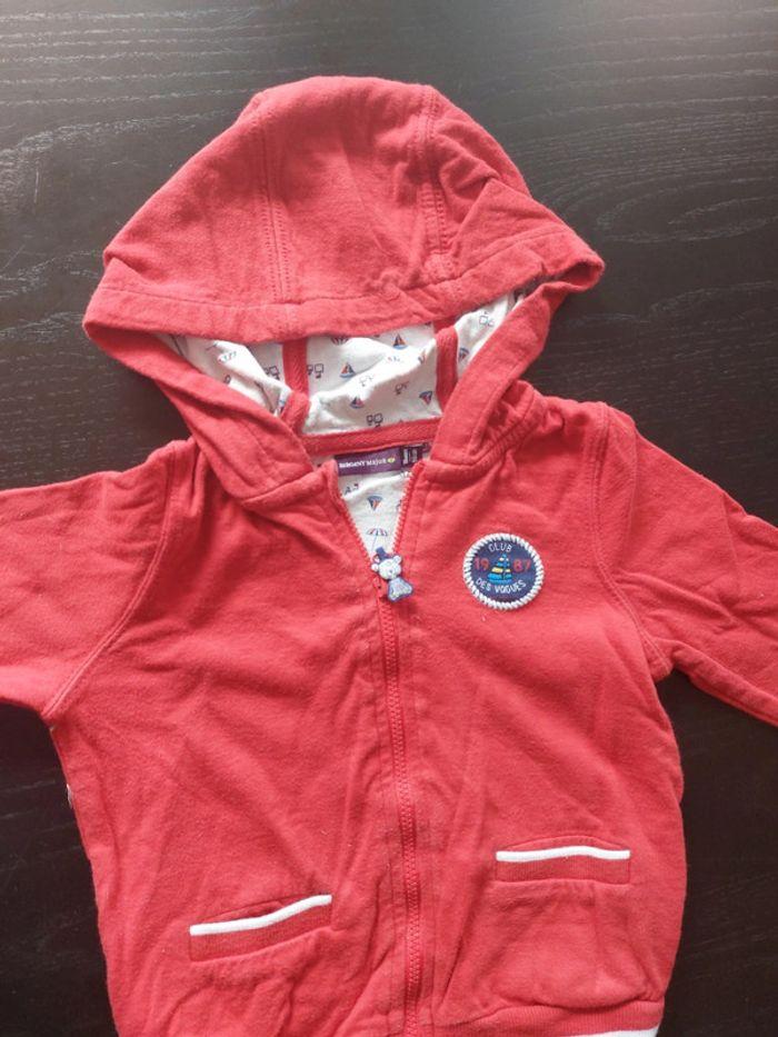 Gilet à capuche zippé ourson 18 mois - photo numéro 2