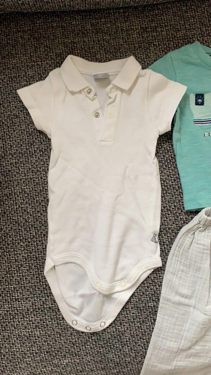 Lot vêtements bébé garçon, 3 mois. En très bon état: Bonton, petit bateau, IKKS - photo numéro 3