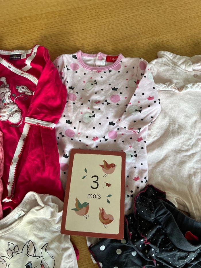 Lot 7 vêtements 3 mois bébé fille r1 - photo numéro 4