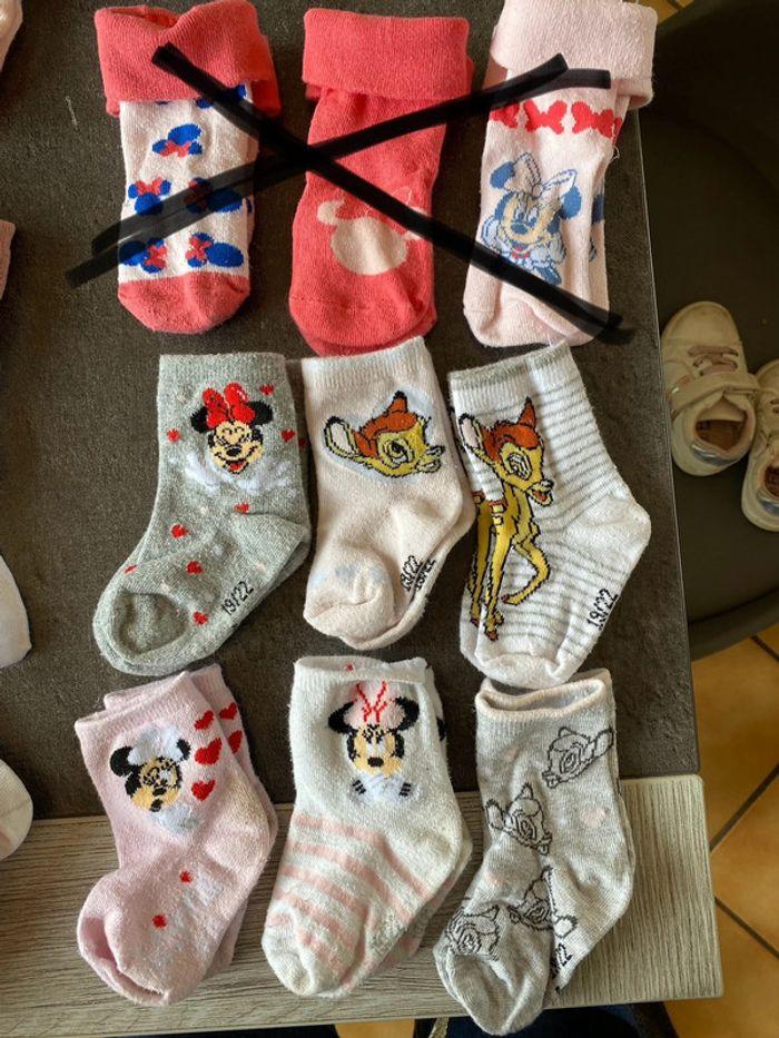 Lot 6 paires de chaussettes Disney T19/22