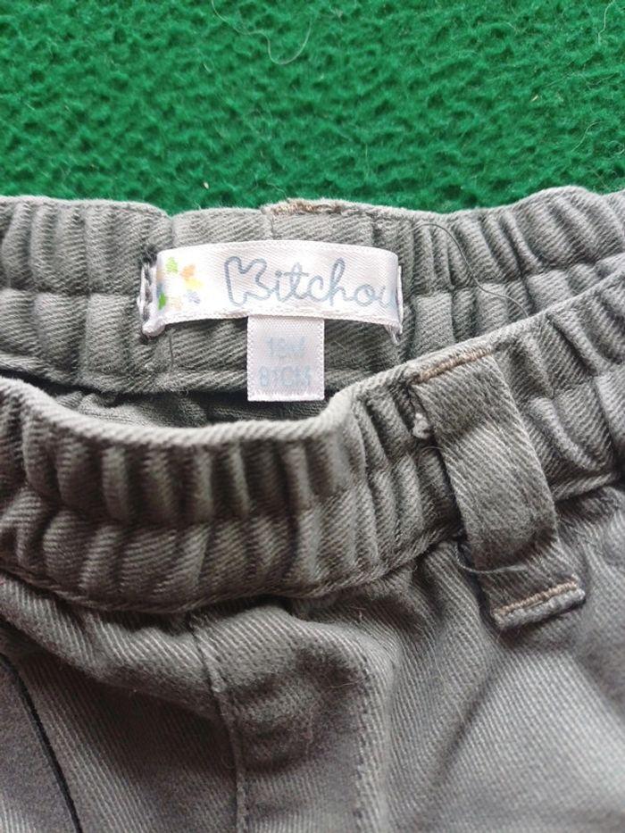 Pantalon 👖 gris foncé 18 mois - photo numéro 2