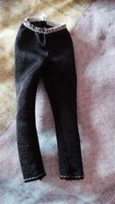 Pantalon noir poupée pour barbie monster high