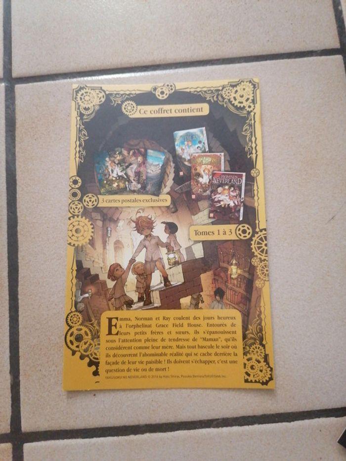 The Promised Neverland lot cartes postales exclusives - photo numéro 2