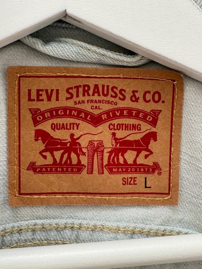 Veste en jean sans manches Levi's L - photo numéro 4