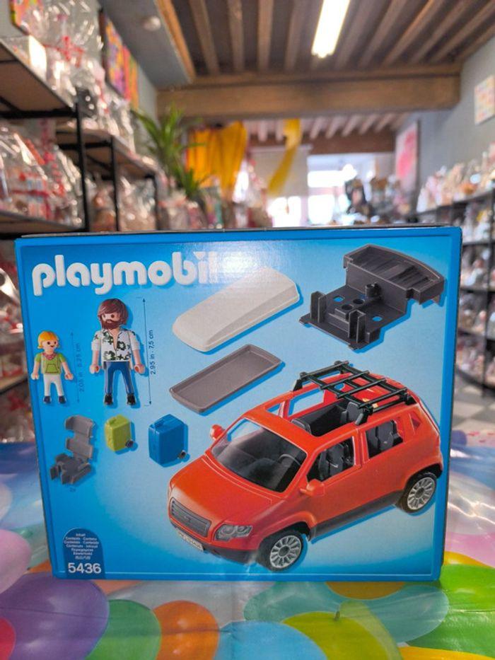 Voiture playmobil avec coffret de toit - photo numéro 2