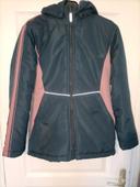 Manteau ski bleu marine rose 12 ans Name it