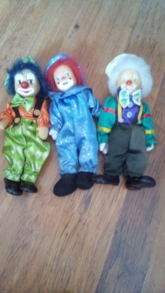 Lot de 3 clowns