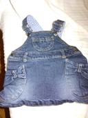 Robe en jeans salopette