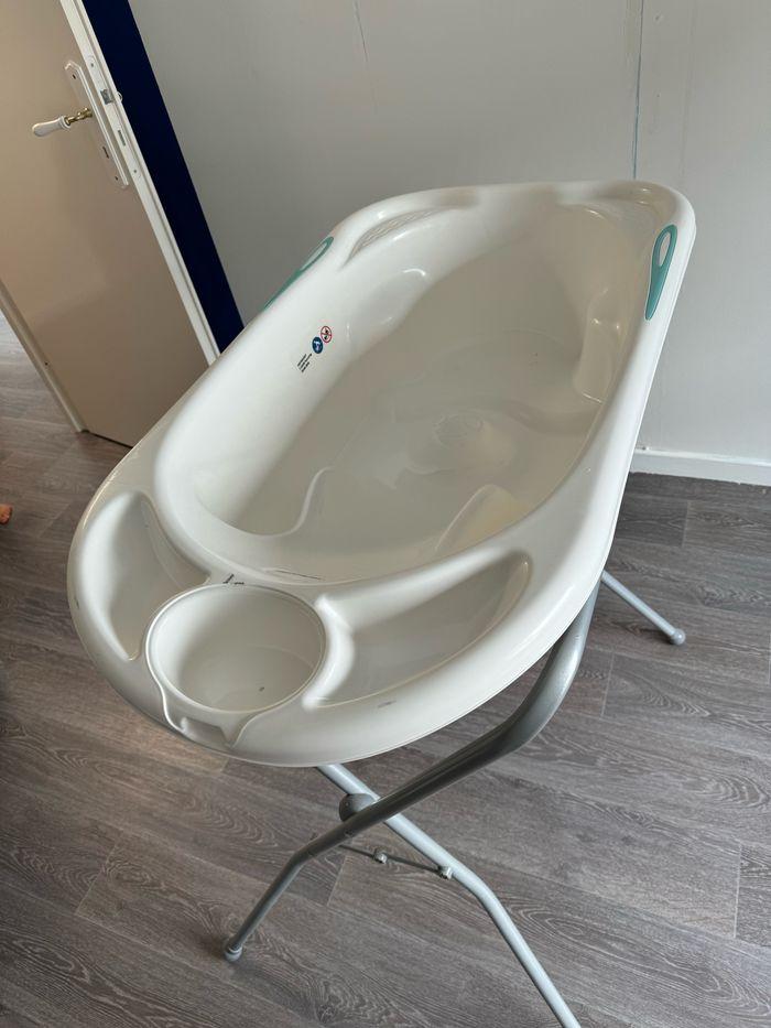 Baignoire bébé avec support pliable - photo numéro 2