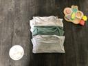 Lot de 3 pyjamas deux pièces, taille 6 mois.