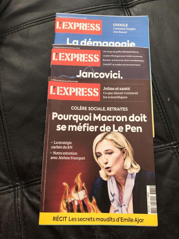 3 magazines l’express février 2023 - photo numéro 3