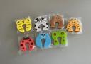 Lot de 7 cales portes en formes animales