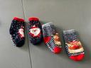 lot de 2 chaussettes antidérapantes 6 mois thème NOEL