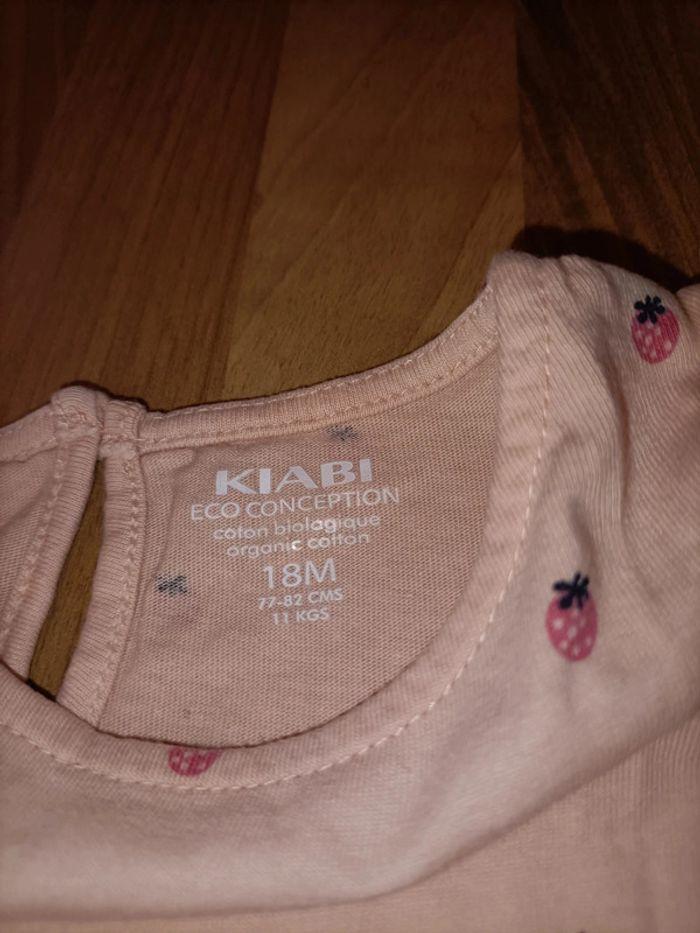 Tee-shirt Kiabi rose coccinelle 18 mois - photo numéro 4