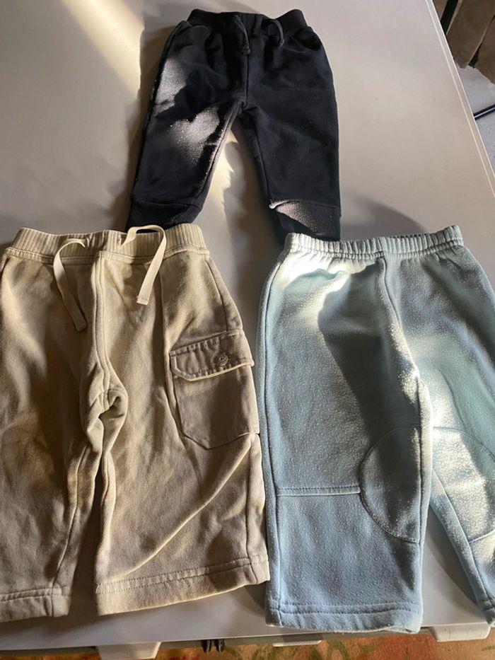 Lot de 3 pantalons de jogging garçon 9 mois - photo numéro 1