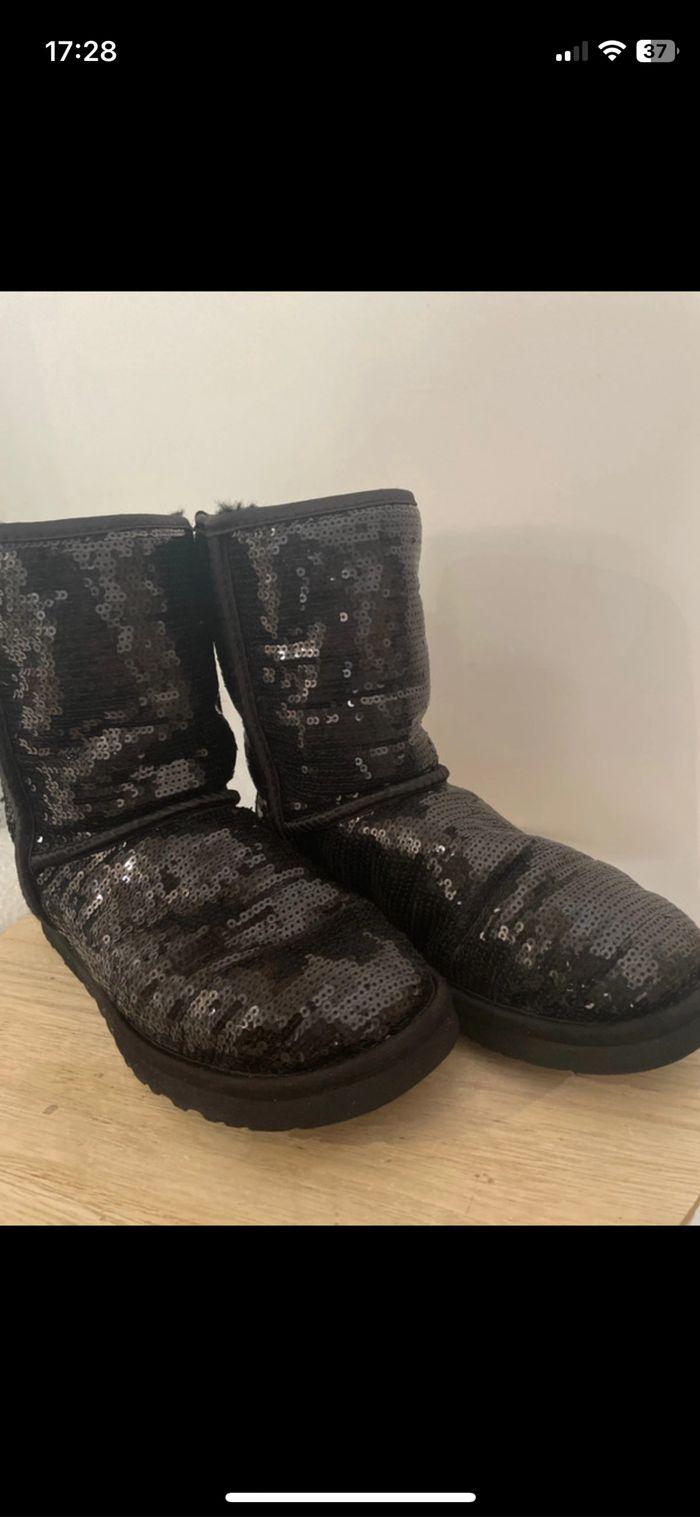 ugg noires pailletées - photo numéro 3