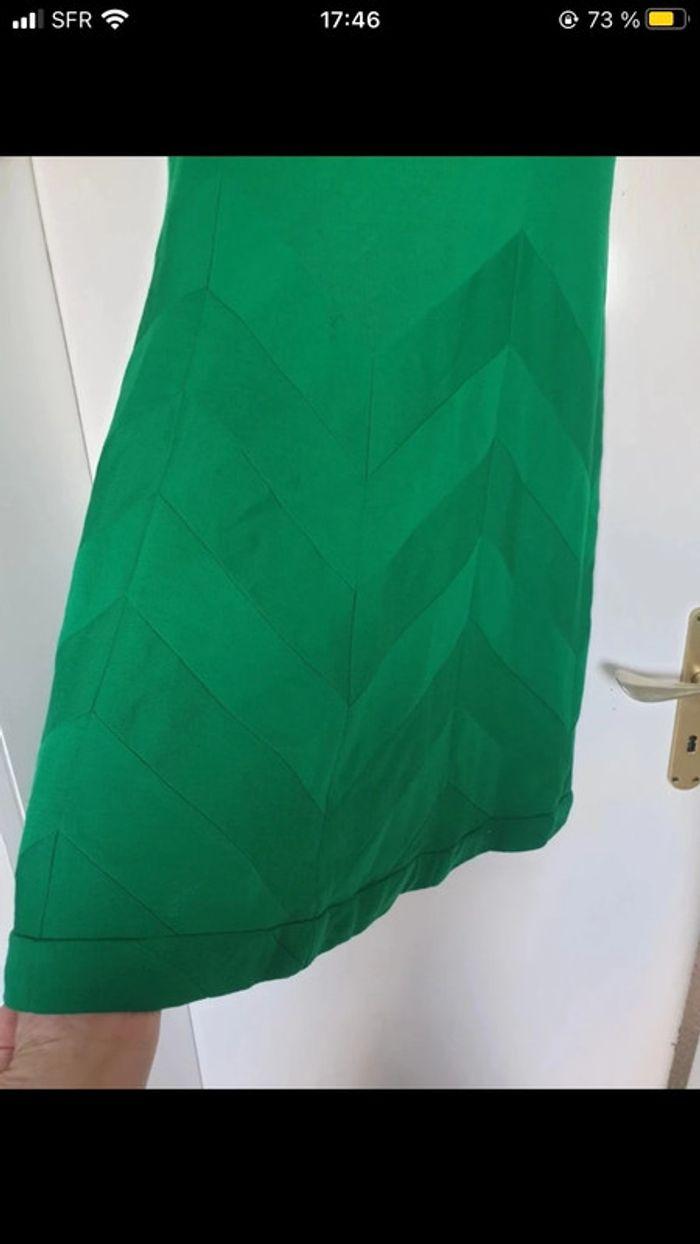 robe en laine chaude verte - photo numéro 3