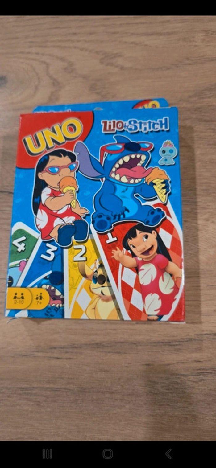 Jeux de cartes uno stitch - photo numéro 1