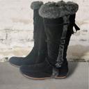 Bottes hautes noires fourrure grise pointure 39