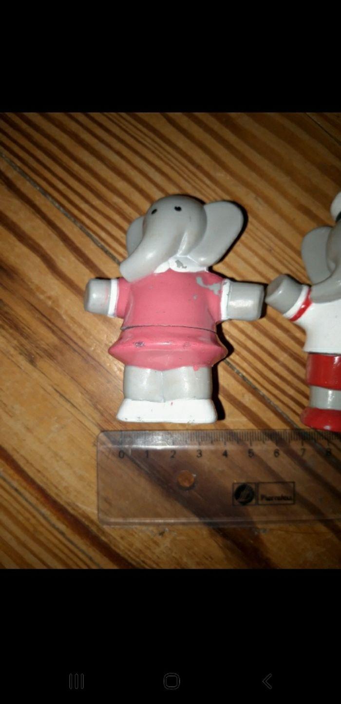 Lot de 2 figurines Babar - photo numéro 2