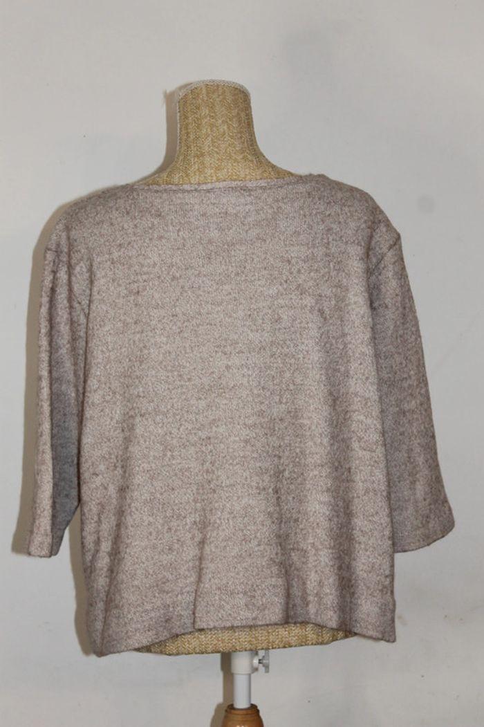 Pull hiver beige - Damart - manches 3/4 - photo numéro 6