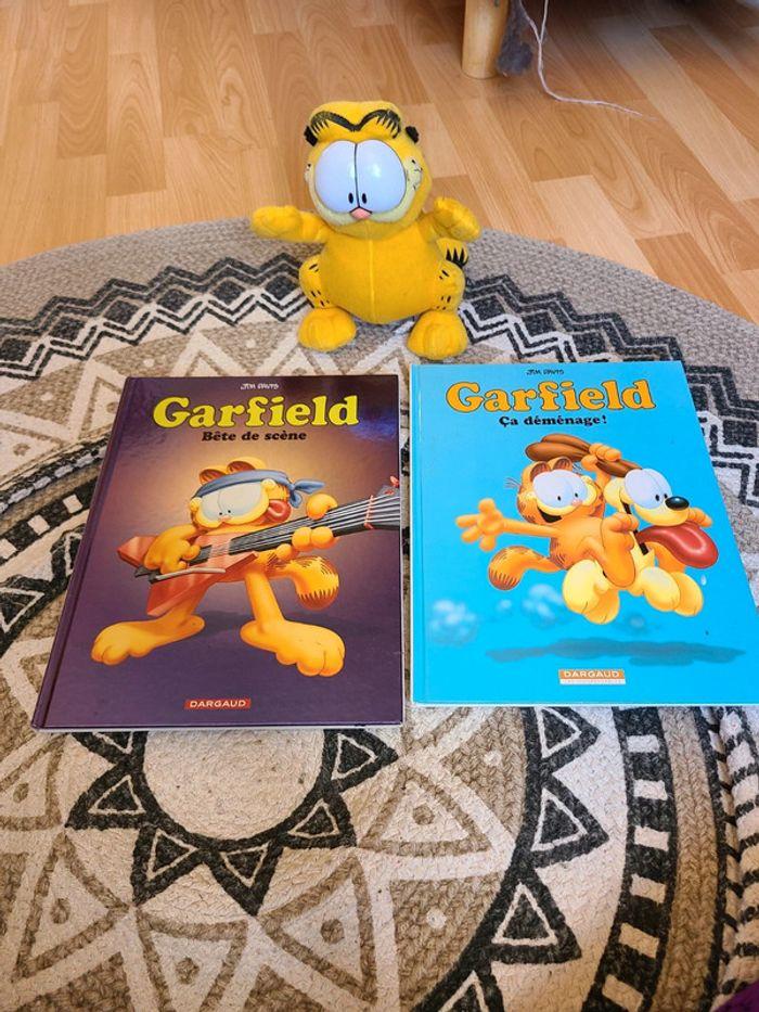 Lot bd + peluche Garfield - photo numéro 1