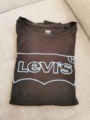 Tee shirt manches courtes Levi's noir taille S