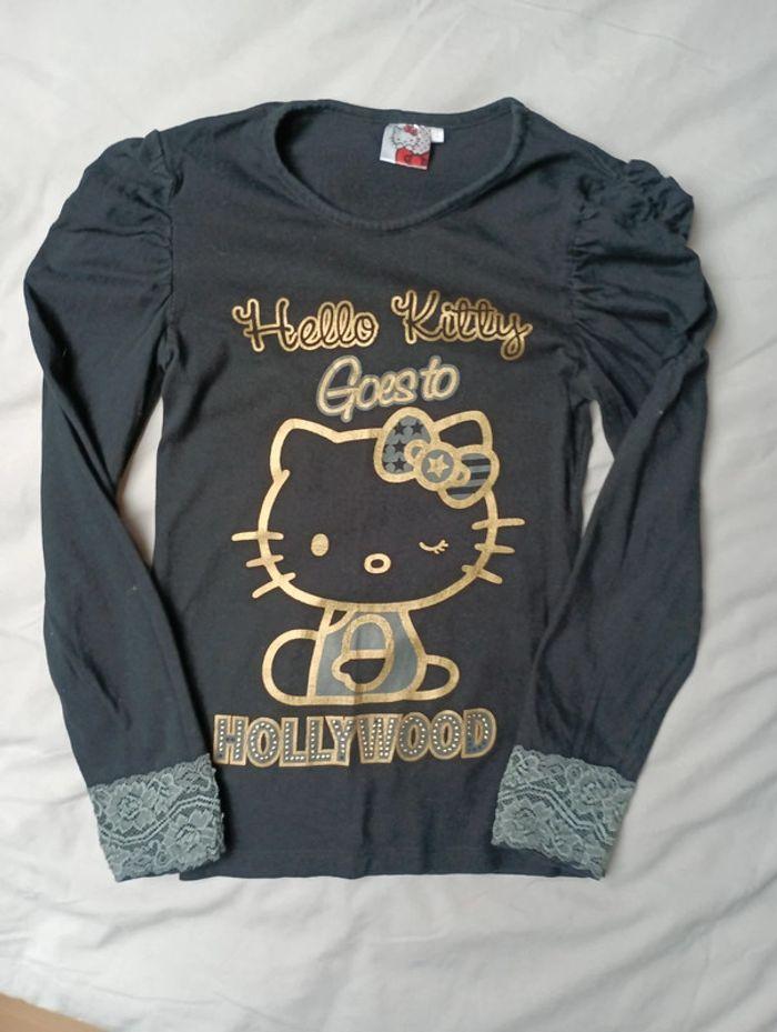 T-shirt Hello Kitty 12 ans manches longues - photo numéro 1