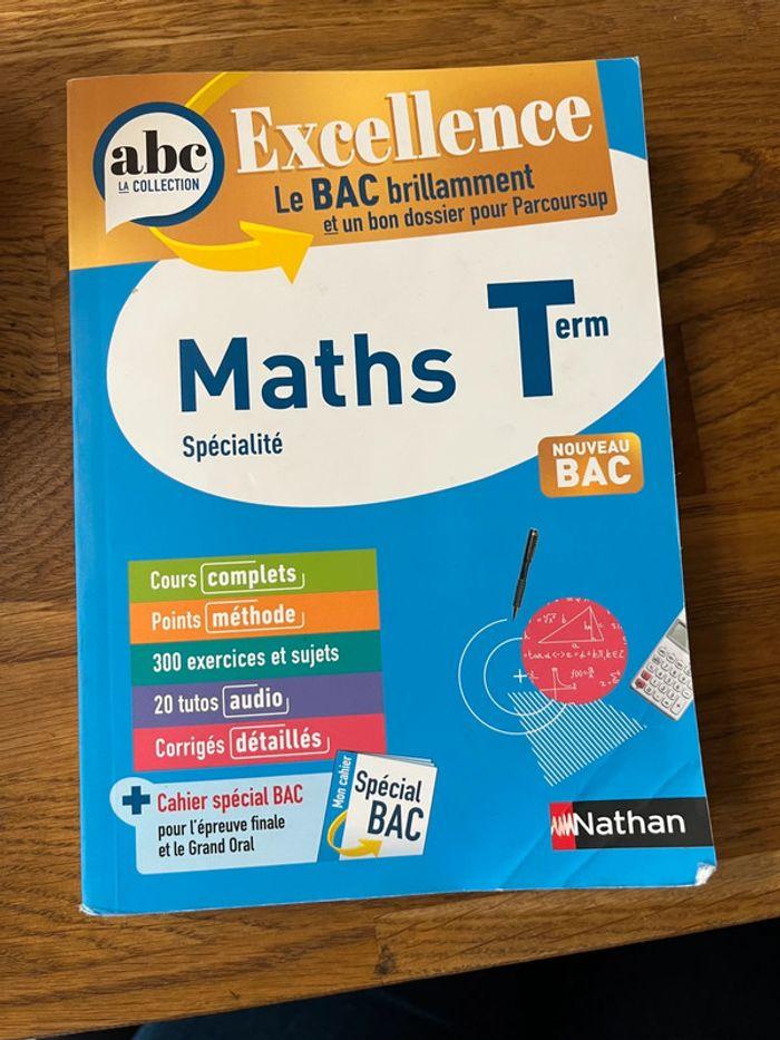 Excellence - le bac brillamment spécialité Math - photo numéro 1