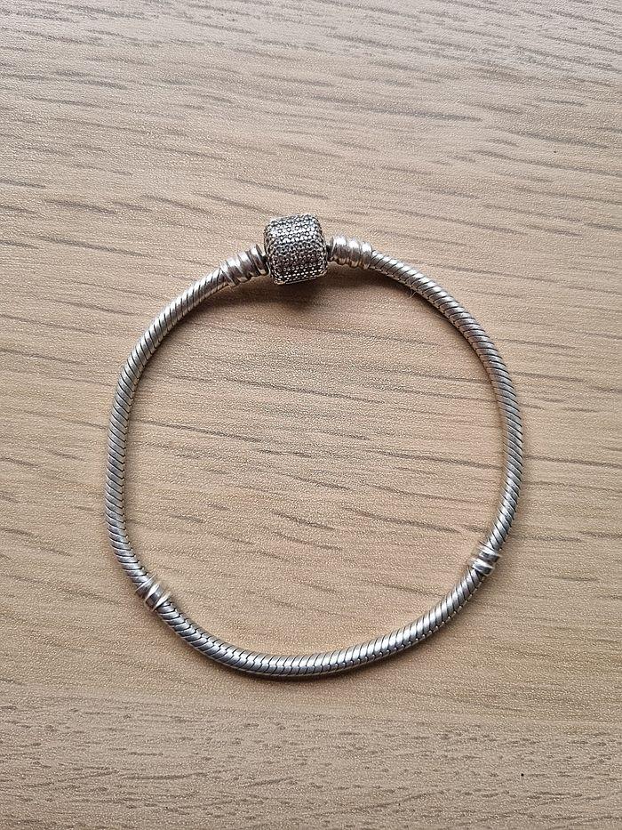 Bracelet Pandora pavé taille 19 cm - photo numéro 2