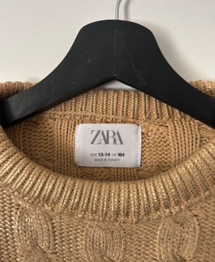 Pull Zara dorée - photo numéro 3